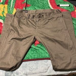 Armani Emporio slim fit olive pants Sz 32 W